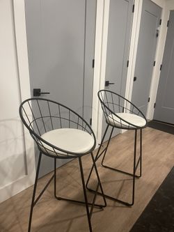 A Set Of 2 Barstools