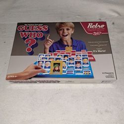 Guess Who The Mystery Face Game Retro Series 1988 Edition In Excellent New Condition (Is Complete Nothing Missing)