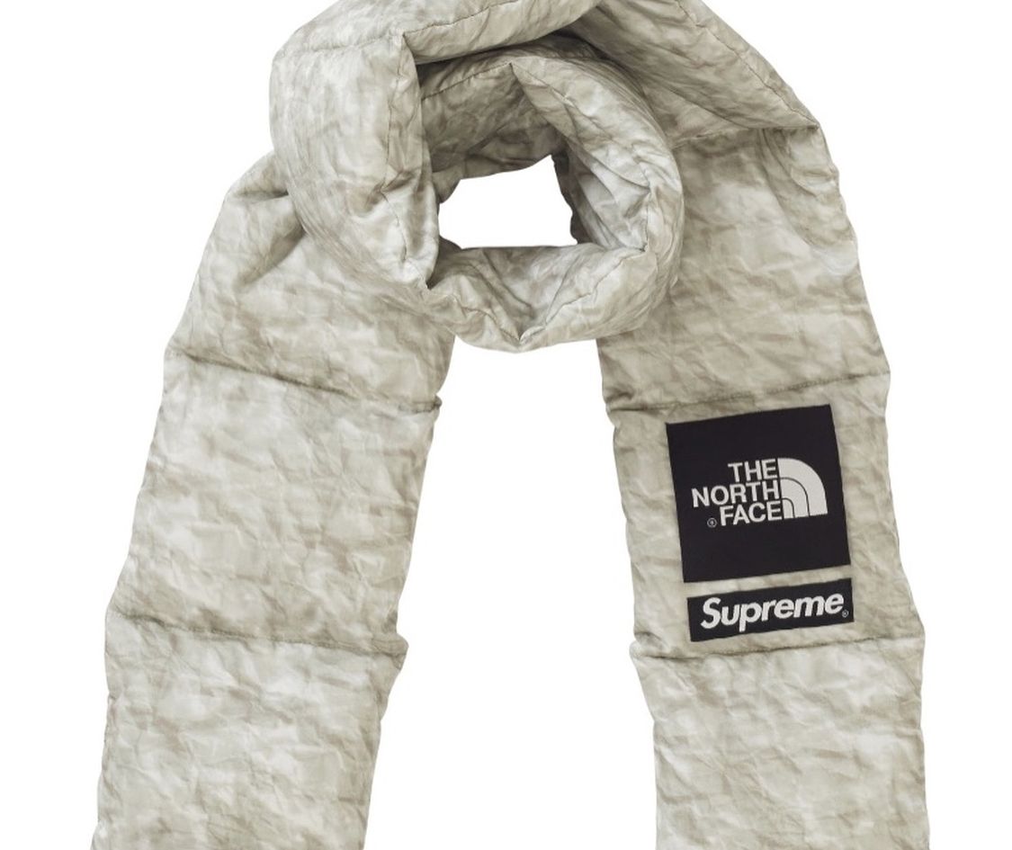 Supreme X The North Face Paper down Unisex Scarf OS