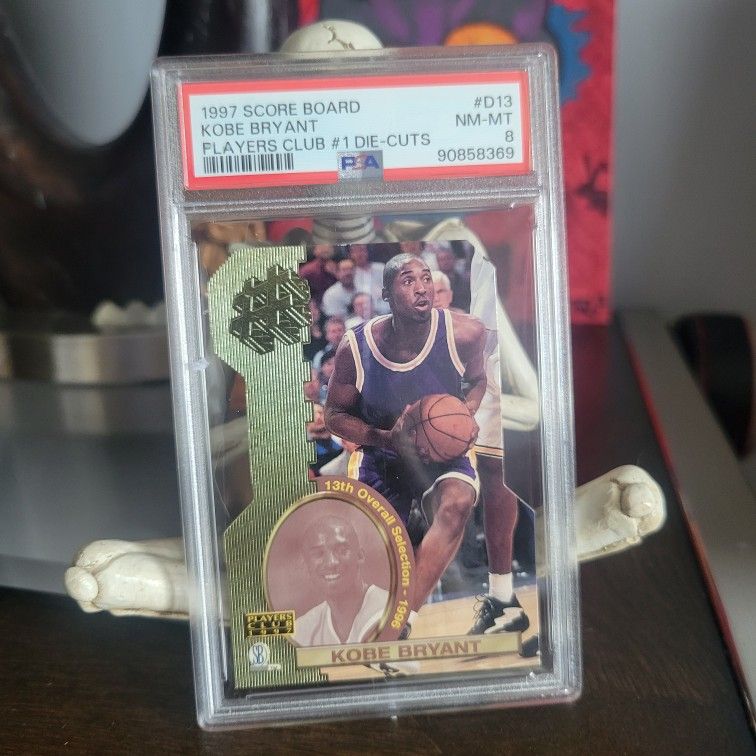 1997 Score Board Player's Club #1 Die-Cuts Kobe Bryant #D13 PSA 8 Card