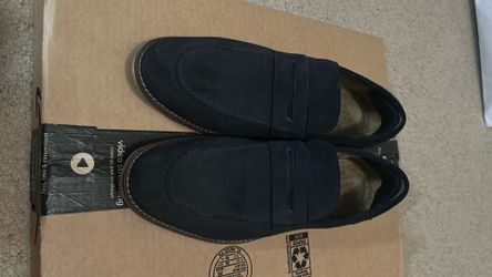 Stafford Blue Suede Loafers