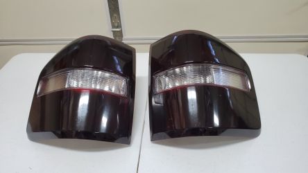 2004-2009 Ford F150 Pair Tail Lights - Driver and Passenger Side - Smoked OEM