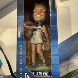 Billie Jean King Los Angeles Dodgers Bobblehead