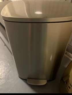 stainless steel 13 gallon trash can kitchen