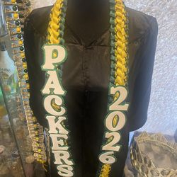 GREEN BAY PACKERS GRADUATION LEI
