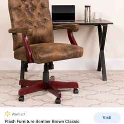 Genuine Leather Work Chair