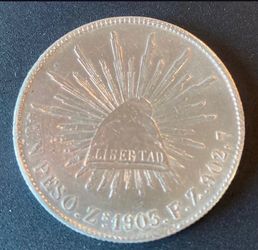 1903 - Silver Un Peso- Libertad