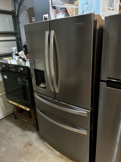 Whirlpool stainless refrigerator