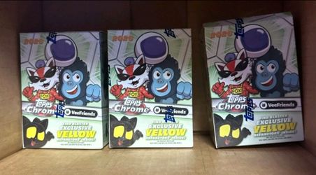 2026 TOPPS CHROME VEEFRIENDS VALUE BLASTER BOX (Sealed Lot Of 3)