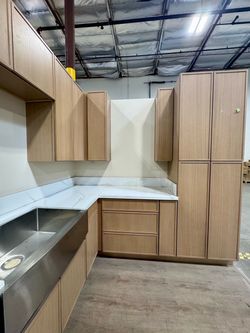 Slim Dove White Kitchen Cabinets - View Description