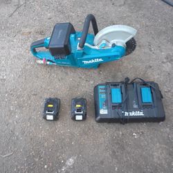 Makia   LXT 36volt Quicky  Saw With BL Motor and  a diamond Tip blade