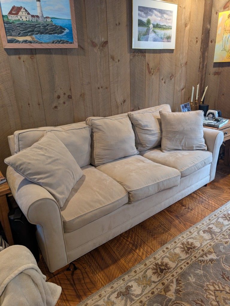 Raymour And Flanigan Couch, Chair And Ottoman Set