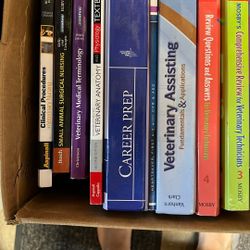 Veterinary Technician And Small Animal Textbooks 