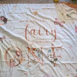 Fairy First Birthday decorations 