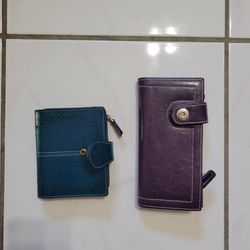 Purple Or Teal Wallet
