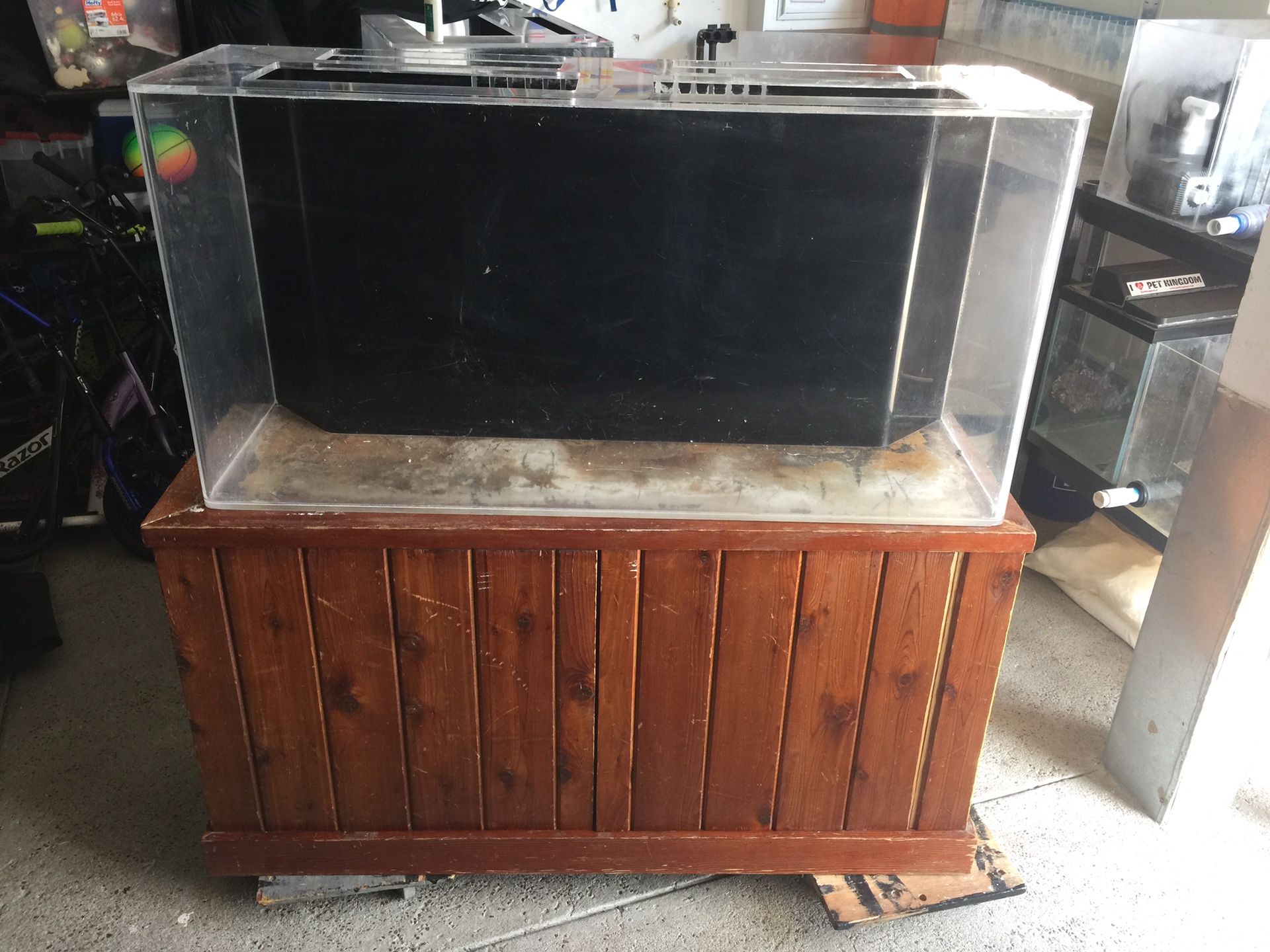 75 gallon acrylic fish tank aquarium