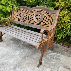 Castiron Vintage Garden Bench