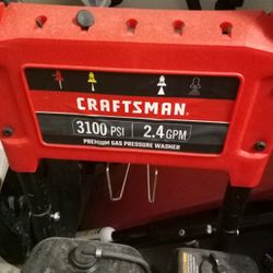 Craftsman 3100 Psi Gas Pressure Washer 