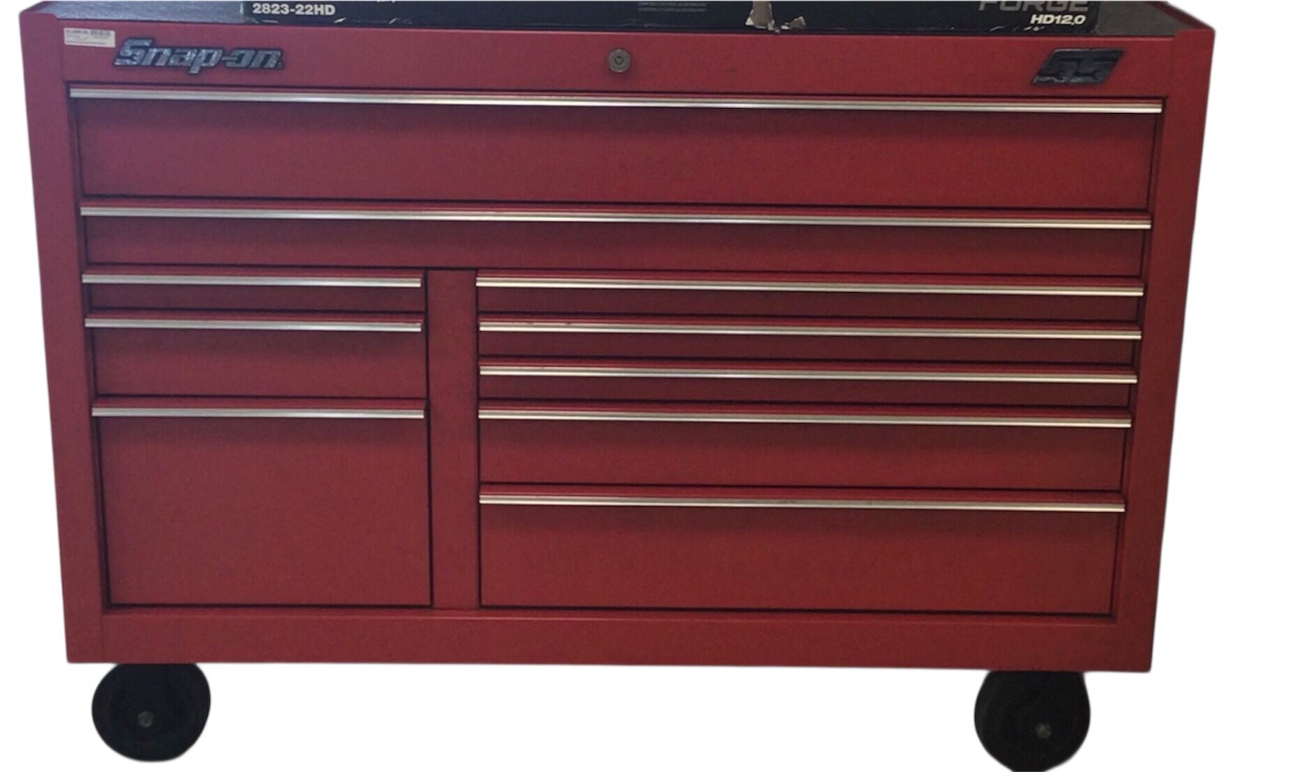Snap-On 55" 10-Drawer Double-Bank Classic Series Roll Cab (Red)