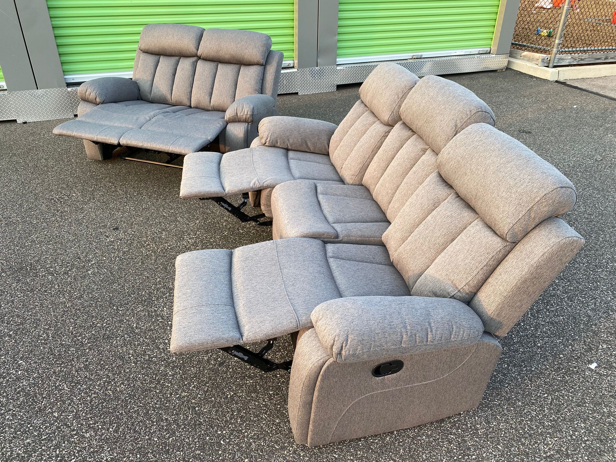 FREE DELIVERY AND INSTALLATION (Recliner Sofa and Love seat) Look our profile for more