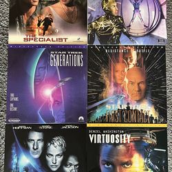 Laserdisc Movies: Star Trek Genrations & First Contact, The Specialist, The Lawnmower Man, Sphere, Virtuosity