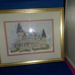 "Angel Of The Sea" Framed Watercolor