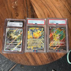 Psa 10 Pokemon Pikachu Leafeon