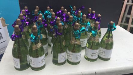 Champagne Bottle Bubbles Miniature