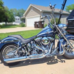 03 HD Heritage Softail Classic EFI 131" Build 130HP 130TQ  Anniversary  