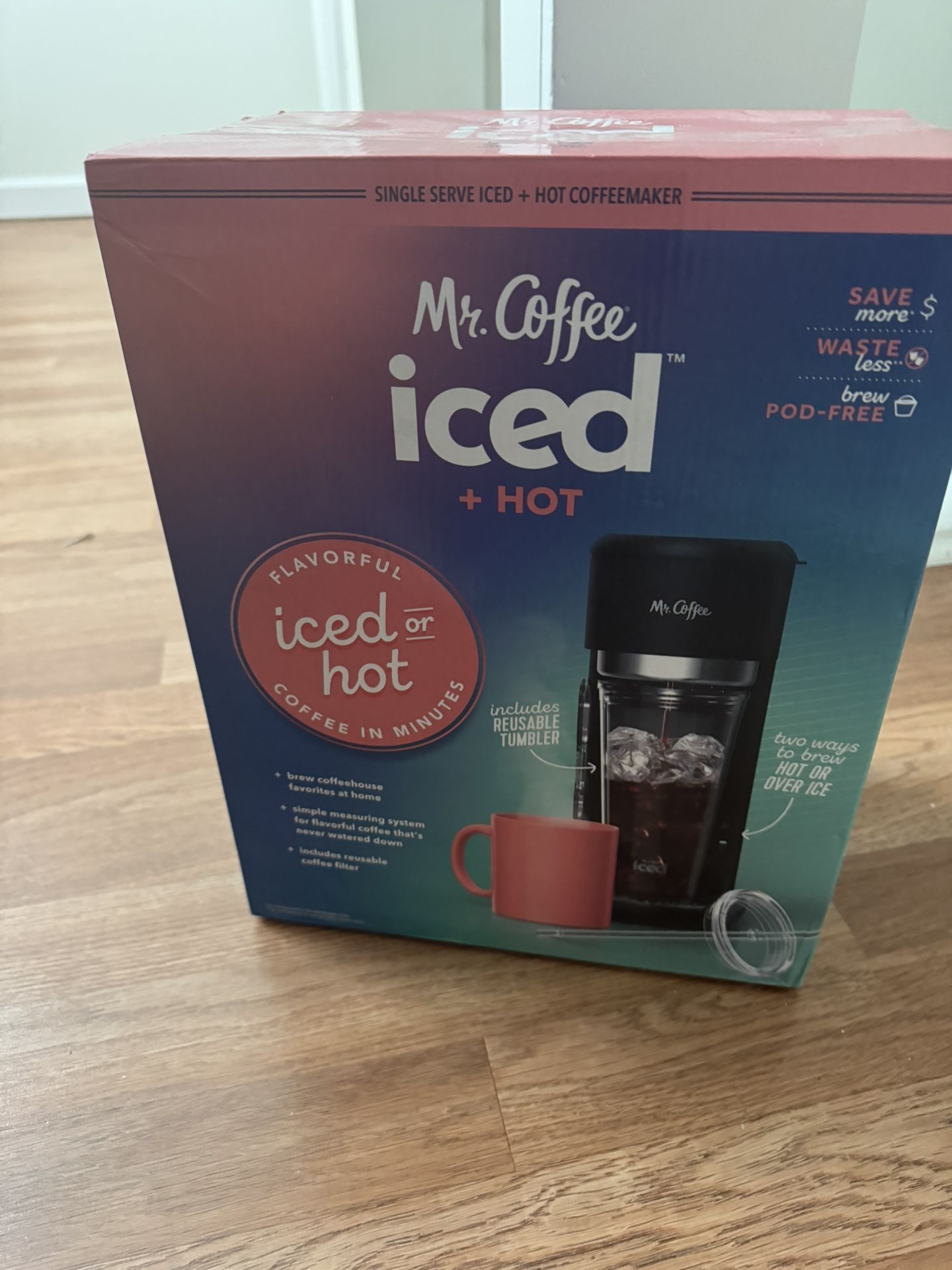 Mr. Coffee Iced and Hot Coffee Maker NEW IN BOX