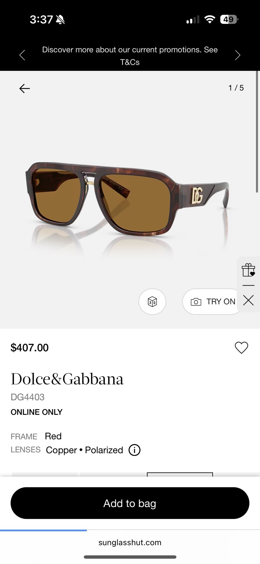 Dolce & Gabbana Women’s Sunglasses
