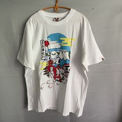 A Bathing Ape Japan Culture Lucky Cat Graphic Print  Tee