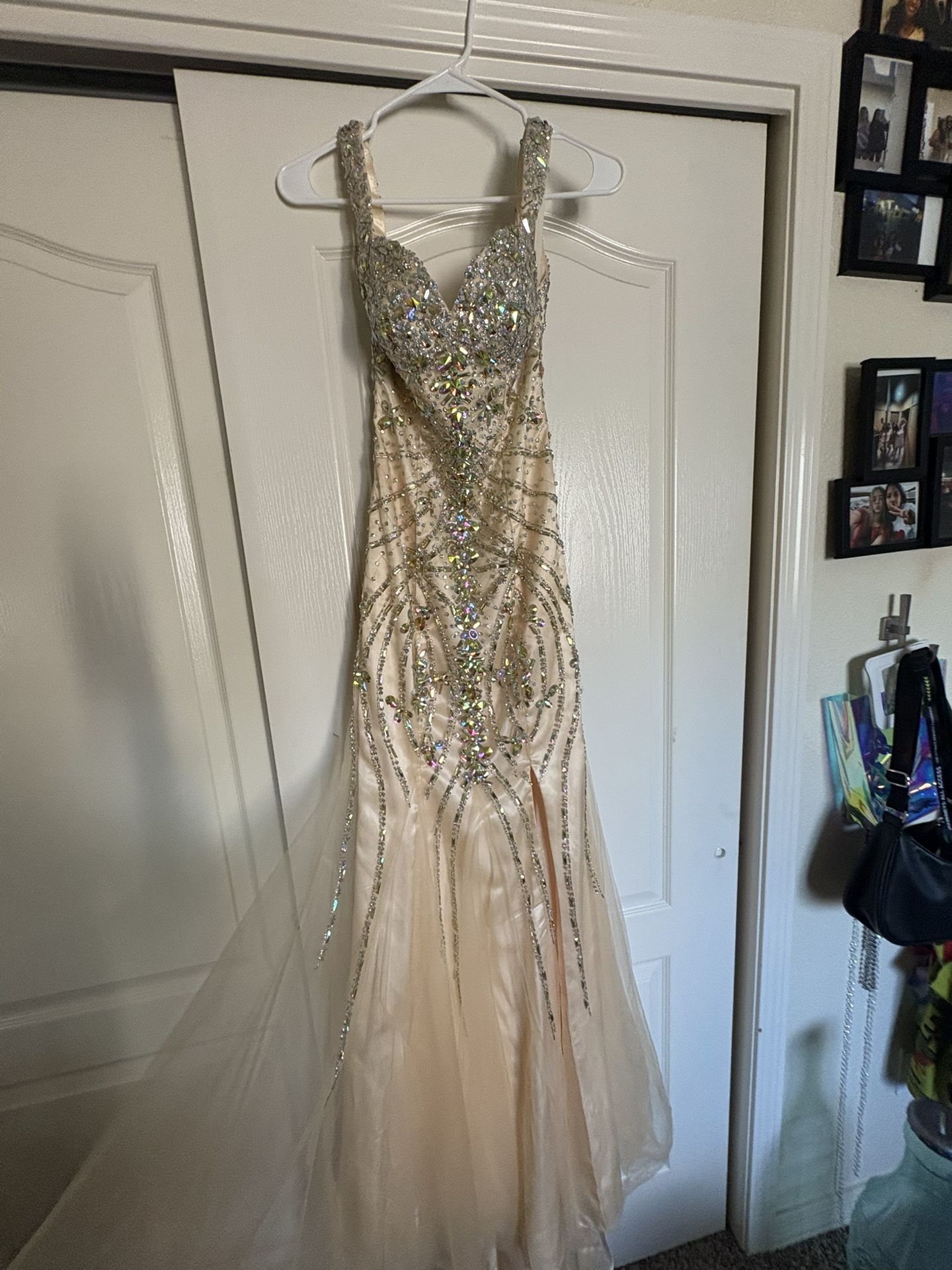 beaded mermaid dress
