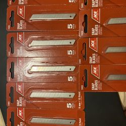 Snap Blades 13 Point Ace Hardware Model 25869 5 Blade Pack 