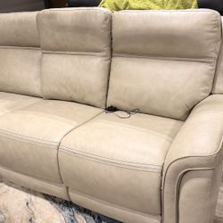 New leather triple power recliner Sofa and loveseat