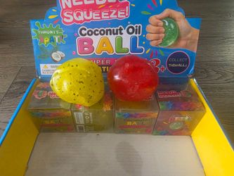 Coconut Oil Squeeze Stress Balls