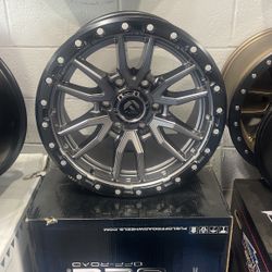 Fuel Rebel Anthracite 17x9 Wheels 6x139 Bolt Pattern ( Set Of 4 )