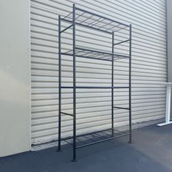 4 Tier Metal Shelf Unit Very Good Condition