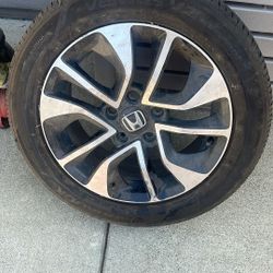 2013 Civic EX Stock Wheels