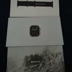 Apple Watch Ultra 2 49mm BLACK TI black Band