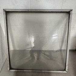 2 curbed mount skylight covers