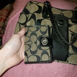 Coach Purse/wallet Set