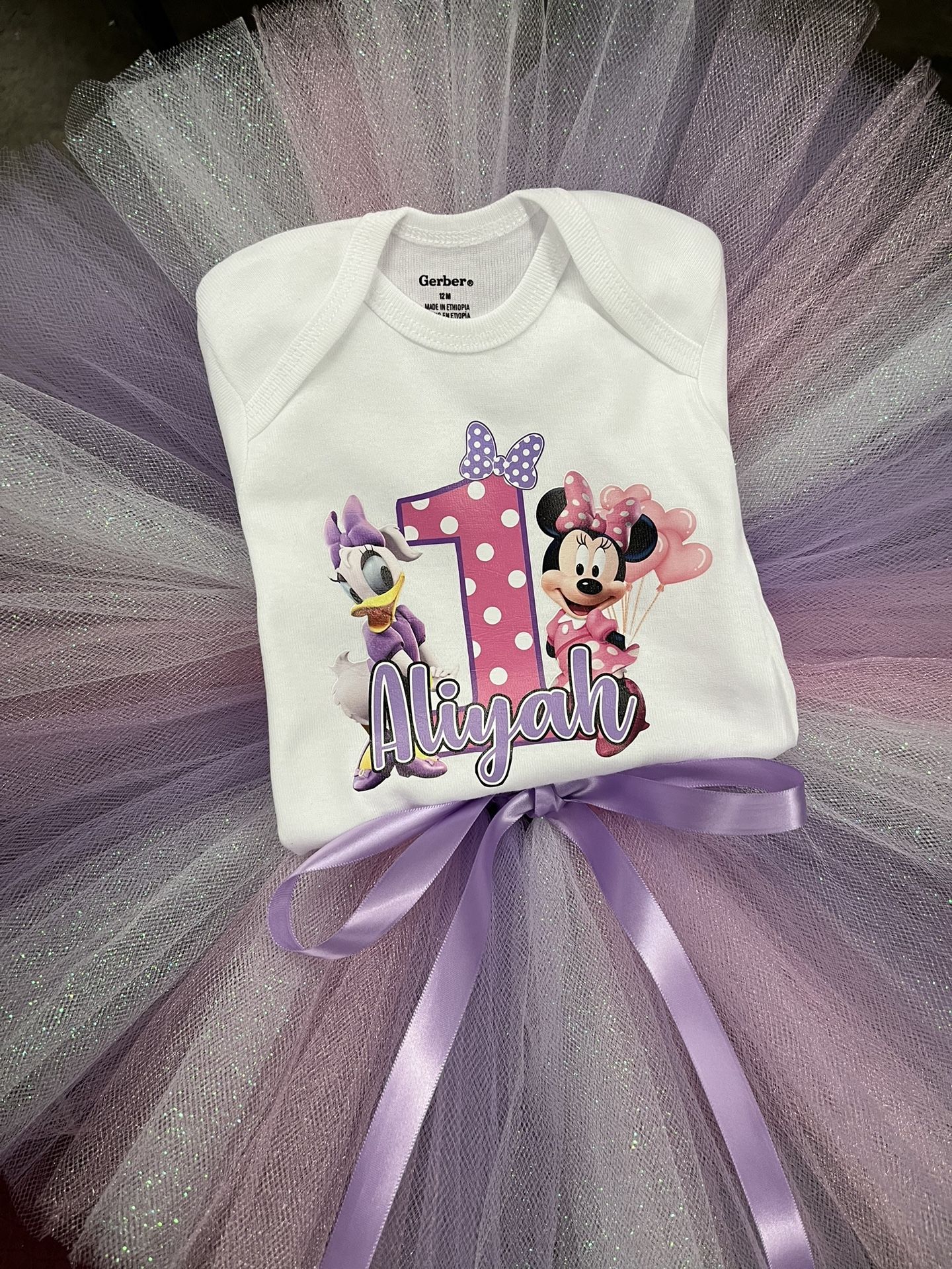 Minnie & Daisy Birthday Tutu
