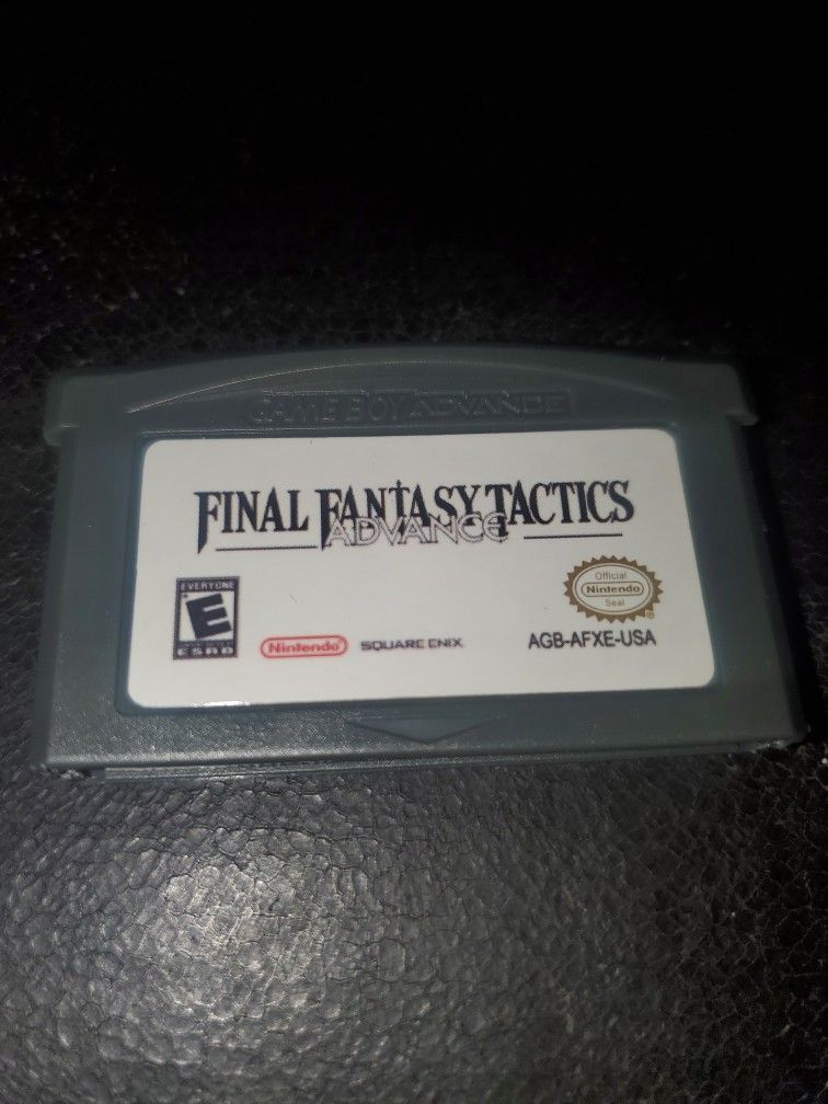 Final Fantasy Tactics Advance GBA Gameboy Advance Game Cartridge