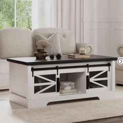 Farmhouse Lift Top Coffee Table