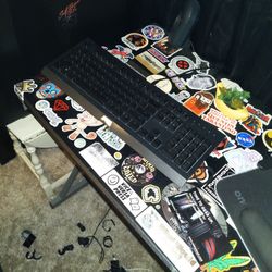 RAZER KEYBOARD AND MOUSE WITH LED MOUSEPAD