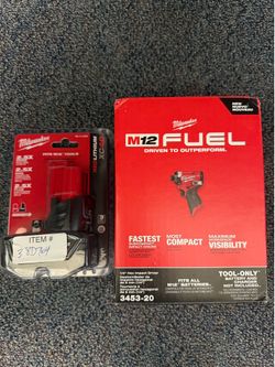 Milwaukee fuel m12 with 4.0 battery new in box