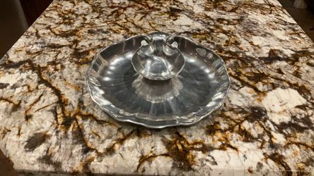 Wilton Armetale Silver Clam Bowl
