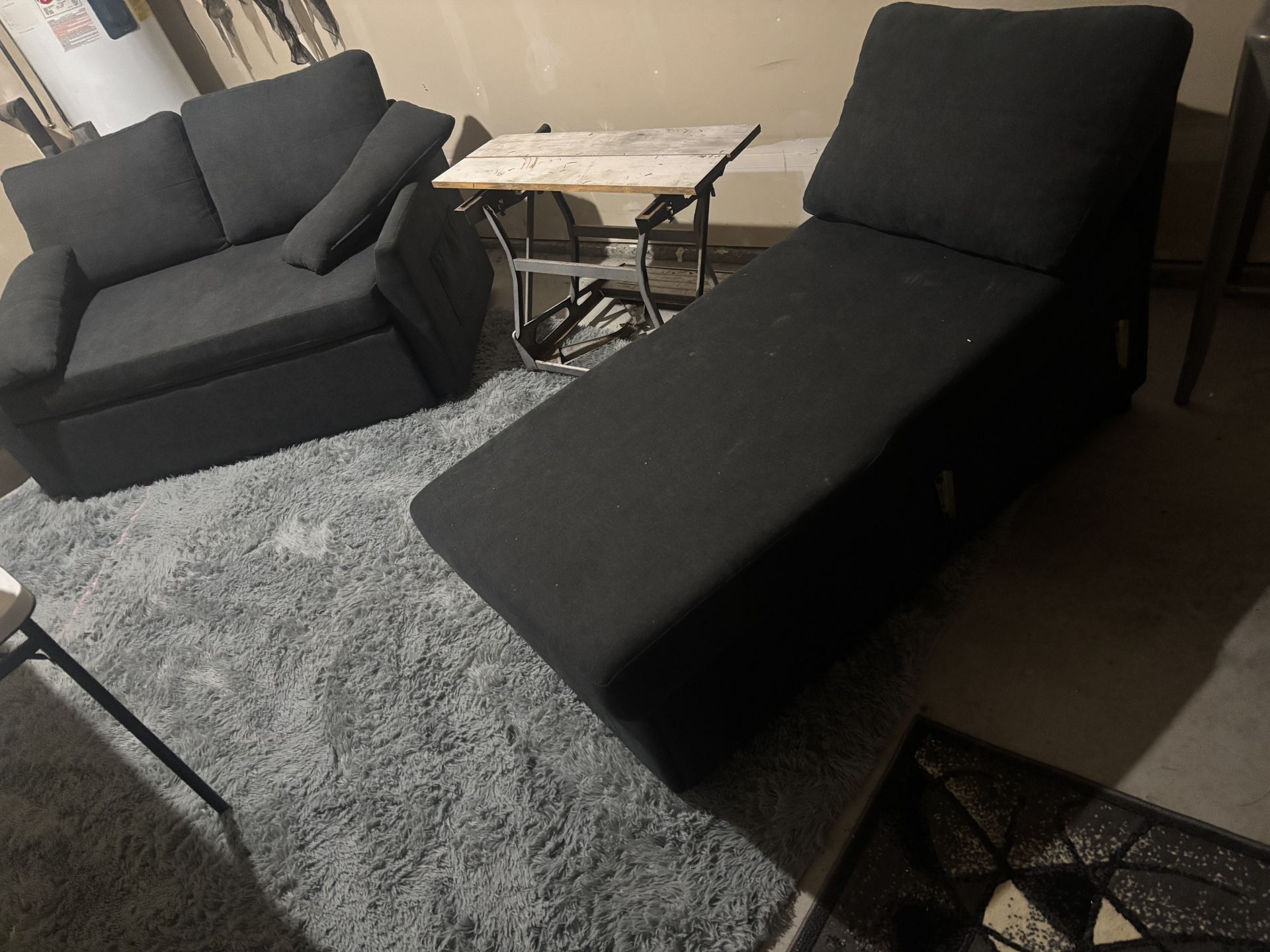 Couch Love Seat And Bed 