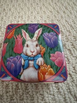 Easter Bunny Tin